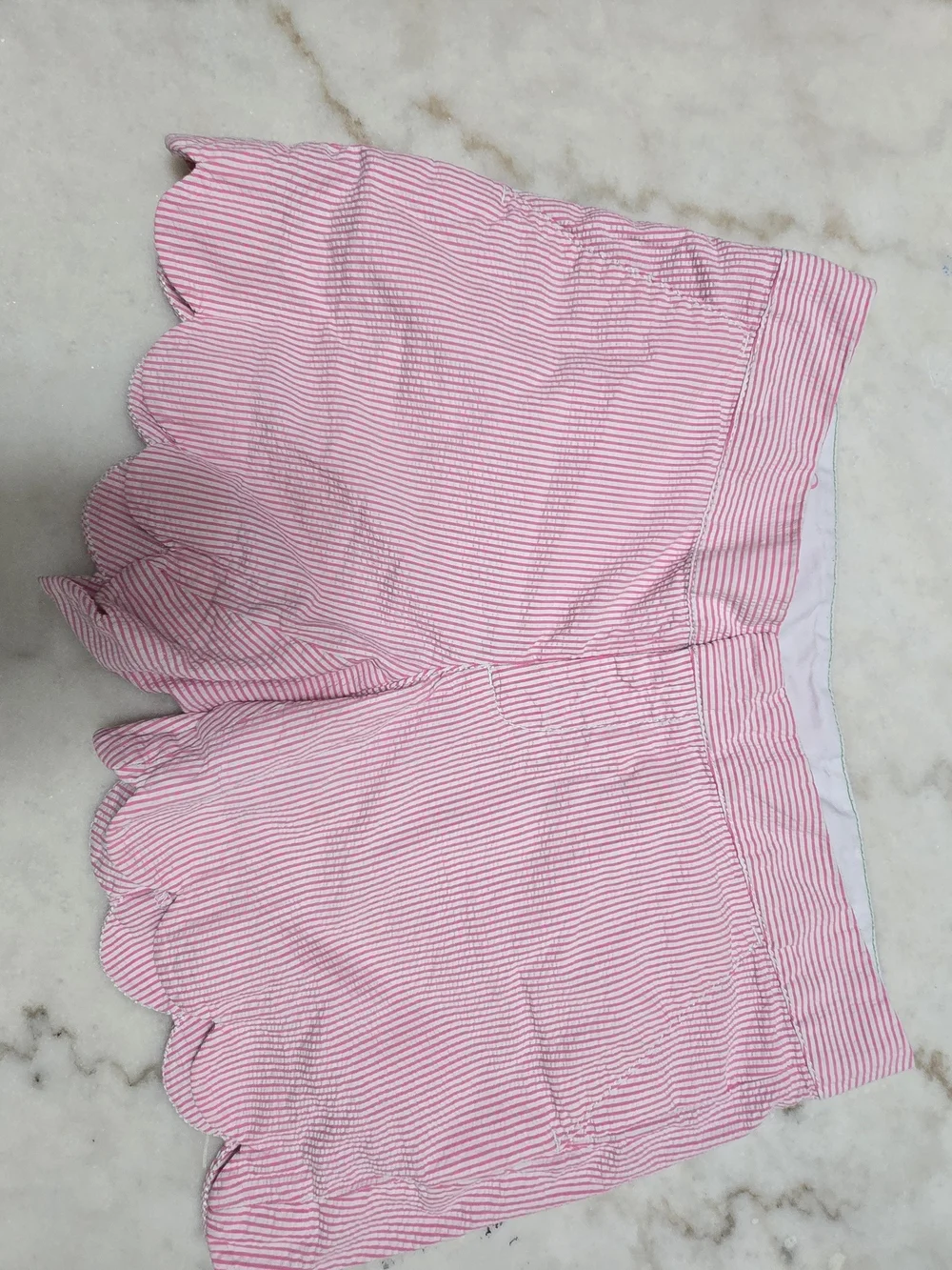 Lilly Pulitzer Light Pink Scallop Hem Shorts - Picture 3 of 7